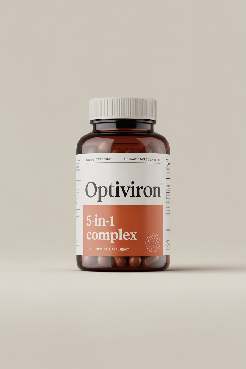 Optiviron 5-in-1 complex dietary supplement product pack